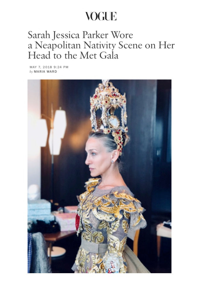 Vogue (Online) - Sarah Jessica Parker wears Larkspur & Hawk's small Jane stud to her fitting for the Met Gala