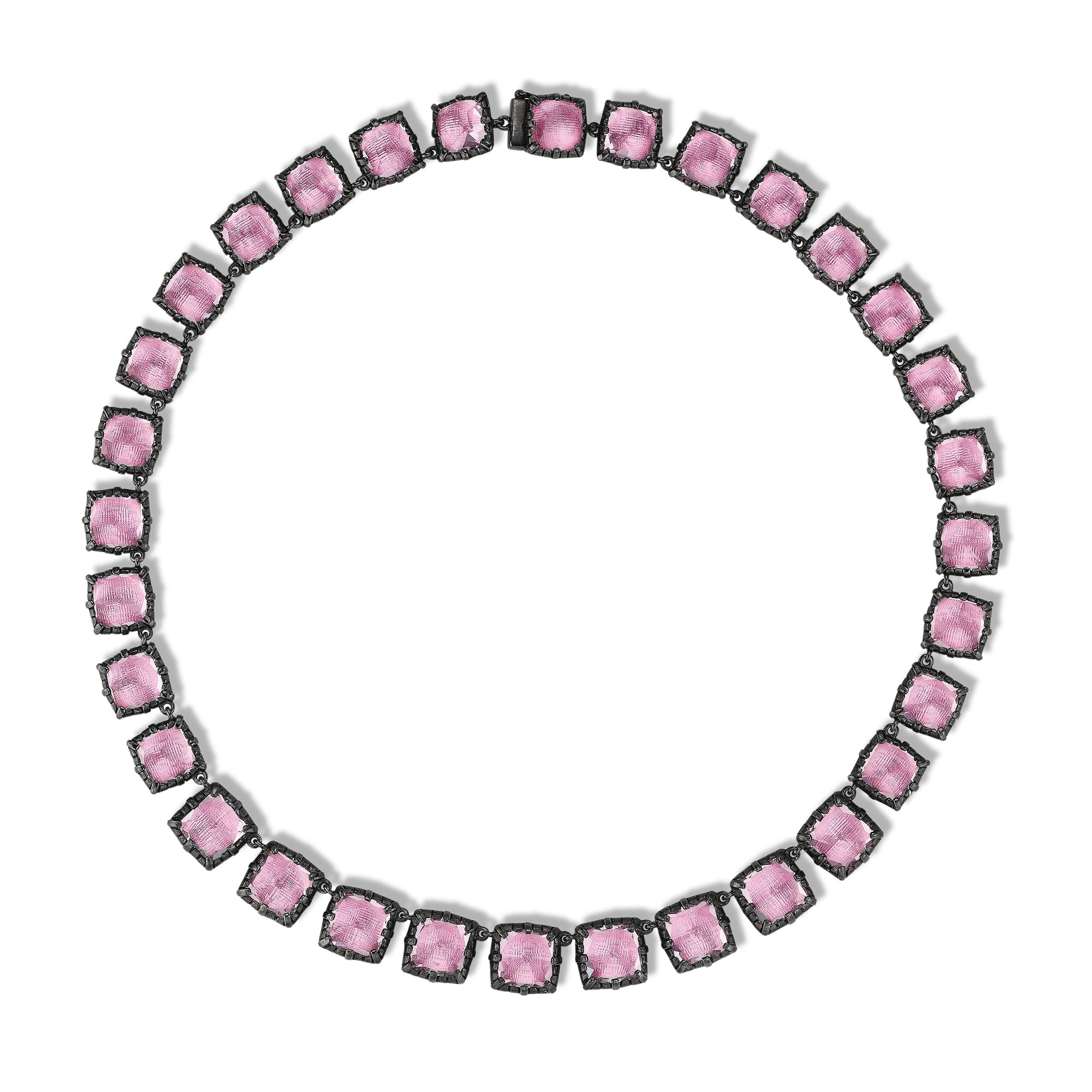 Bella Graduated Rivière (Black Rhodium or Yellow Gold Wash)