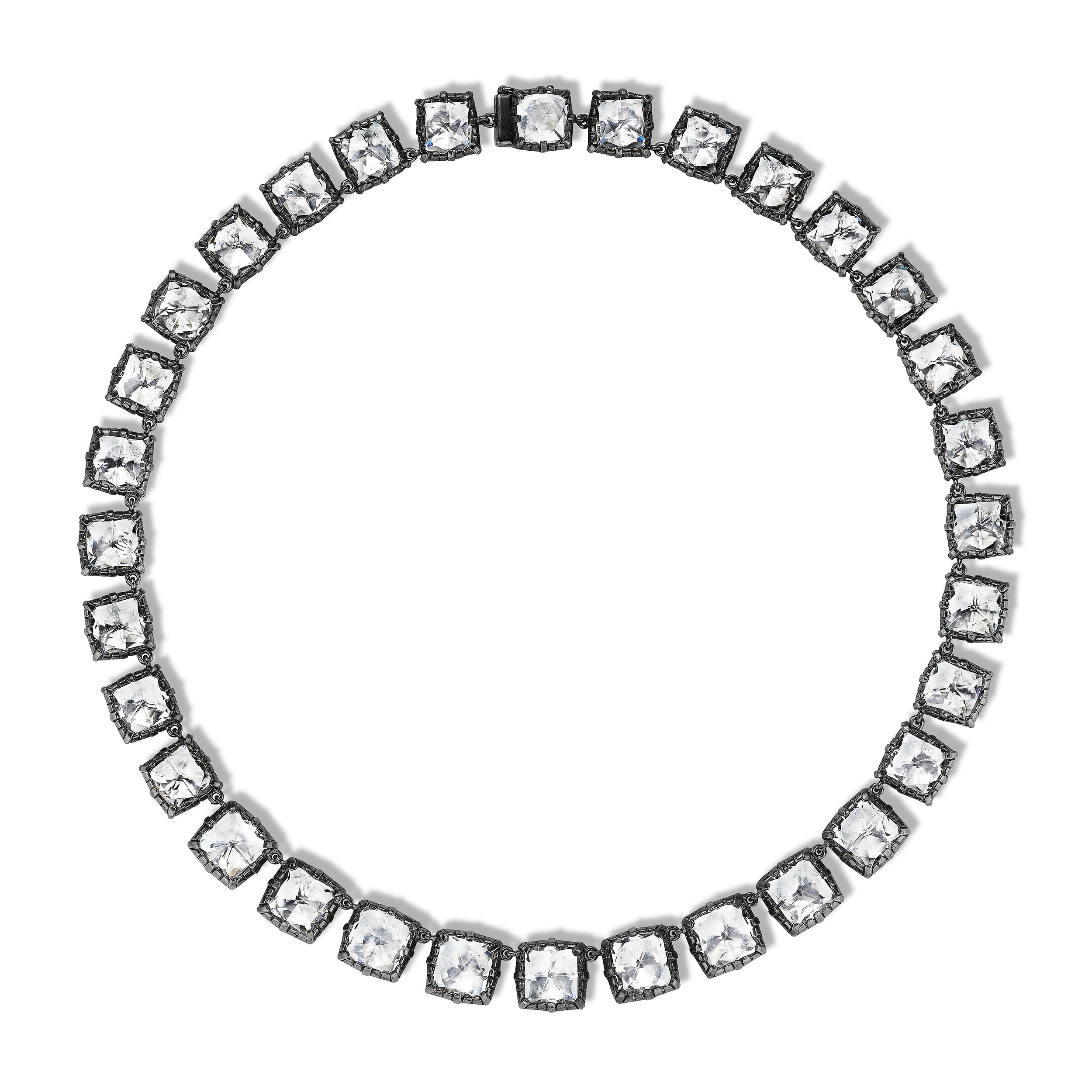 Bella Graduated Rivière (Black Rhodium or Yellow Gold Wash)