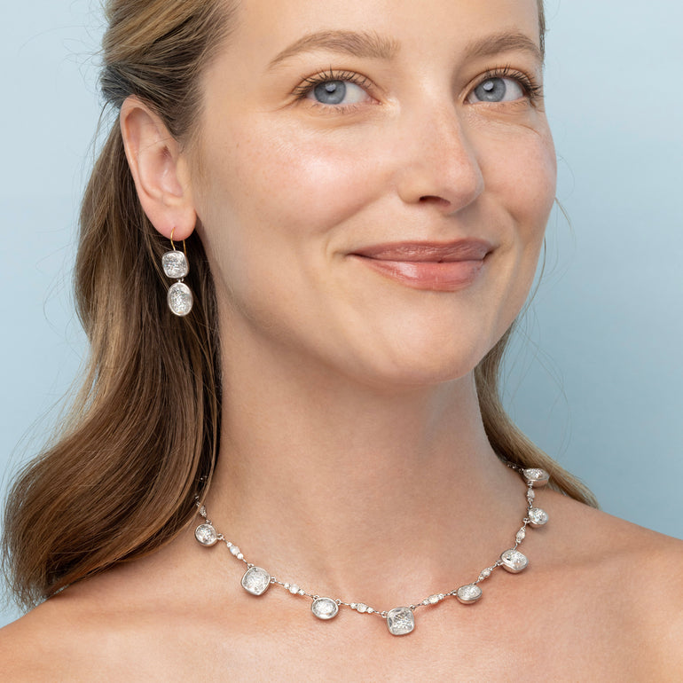 alt-L&H-Bride-Cushion-oval-earrings-I-Do-model img-lifestyle