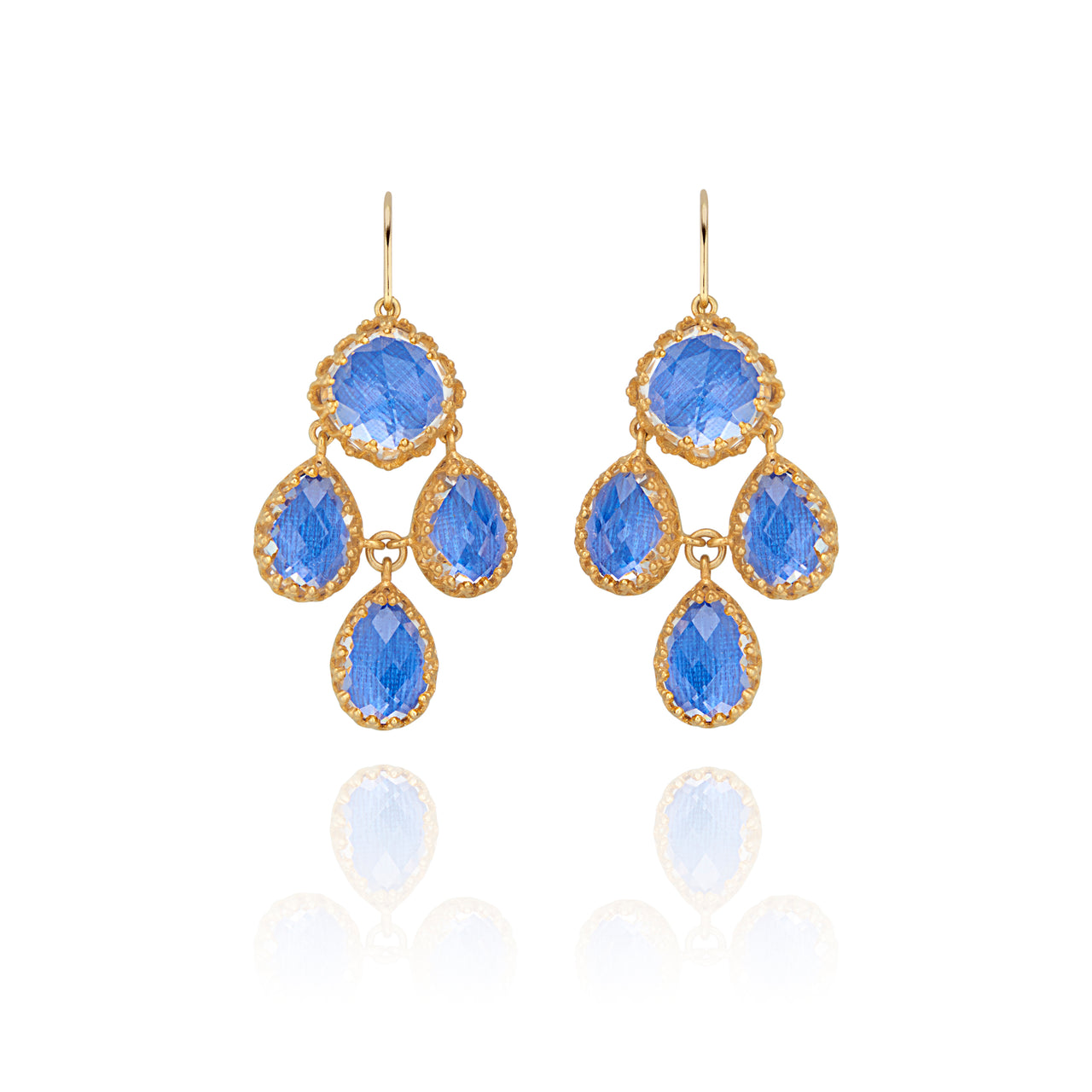 Antoinette Girandole Earrings on Wire
