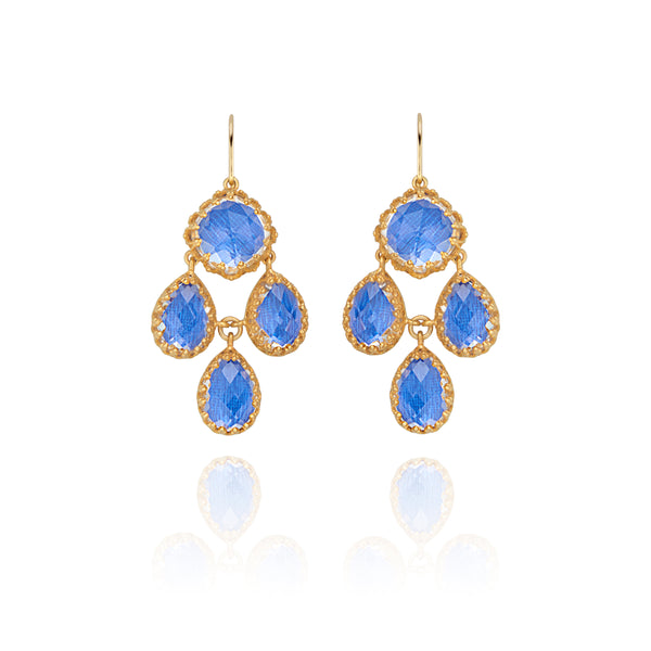 Antoinette Girandole Earrings on Wire