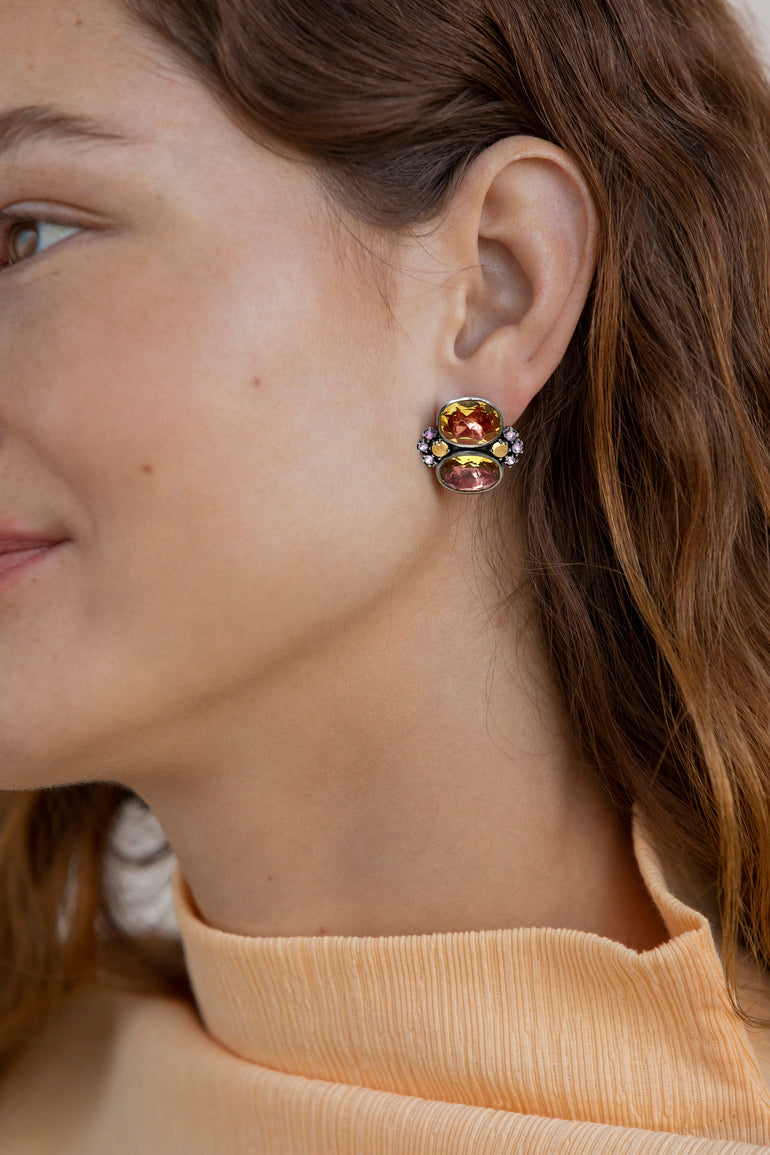 alt-luzia-dama-cluster-earrings-citrine-model img-lifestyle