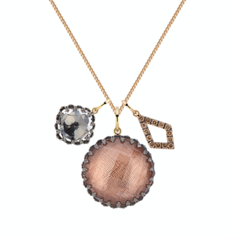 Custom Lady Cluster Necklace - Customer's Product with price 2600.00