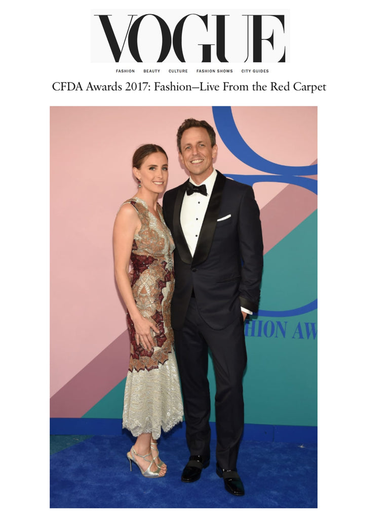 Vogue Online - CFDA Awards - June 2017
