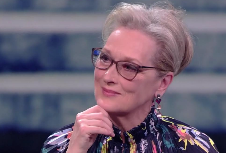Meryl Streep on Che Tempo che fa - Jan 18, 2018
