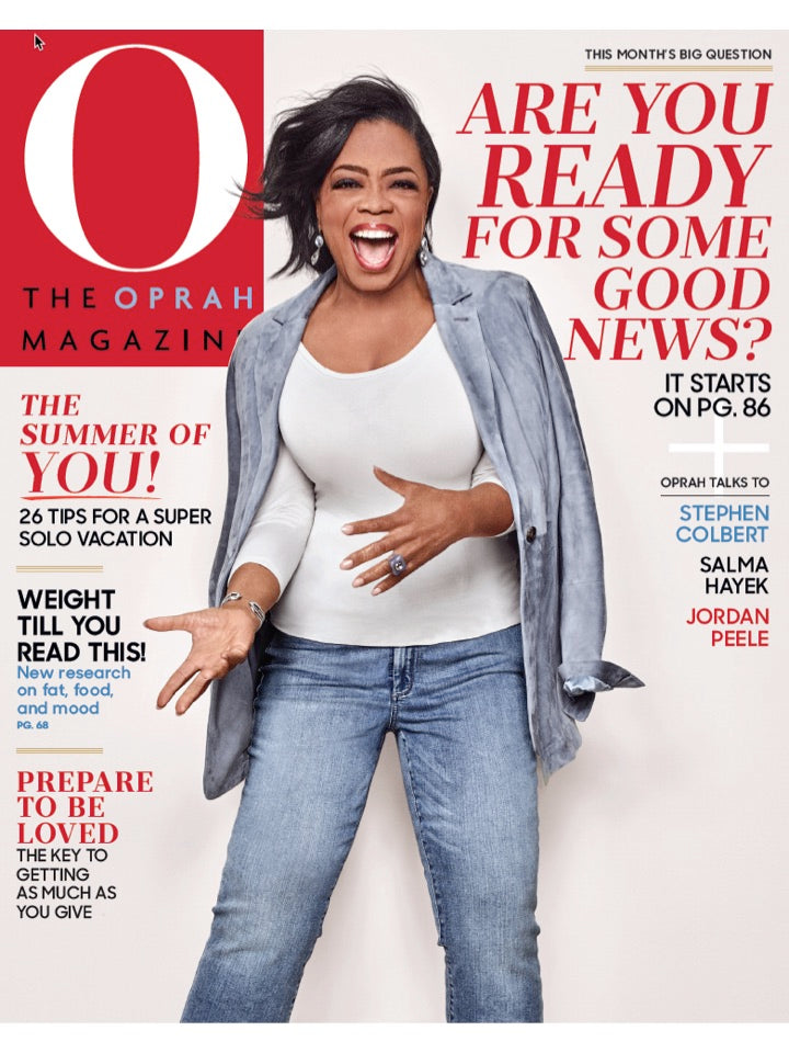 Oprah Magazine Cover - June 2018