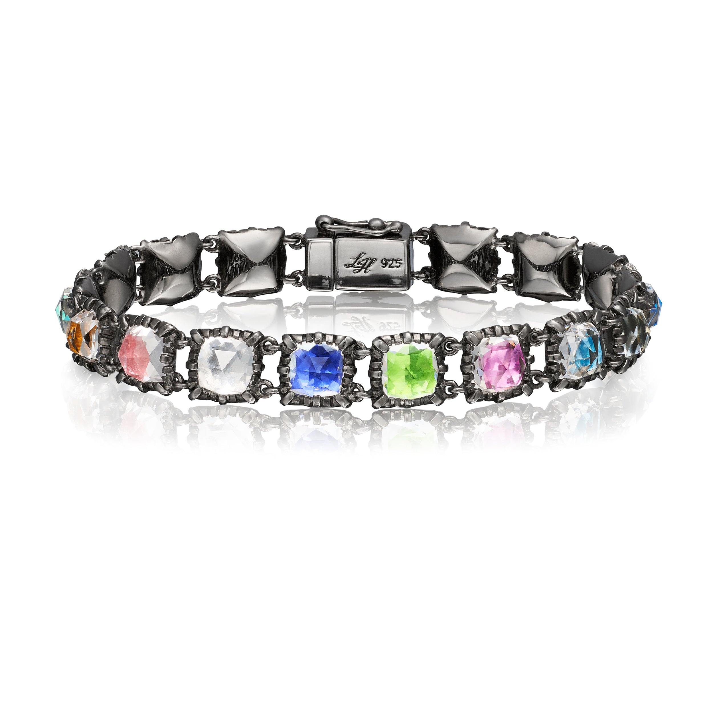 The Palette Small Jeu de Paume Bracelet (Black Rhodium or Yellow Gold Wash)
