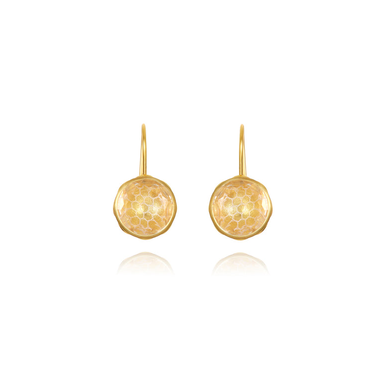 alt-L&HBride-button-earrings-veil-yellow-gold-front