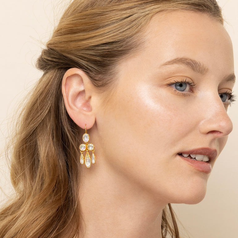 alt-L&HBride-girandole-earrings-bliss-yellow-gold-model img-lifestyle