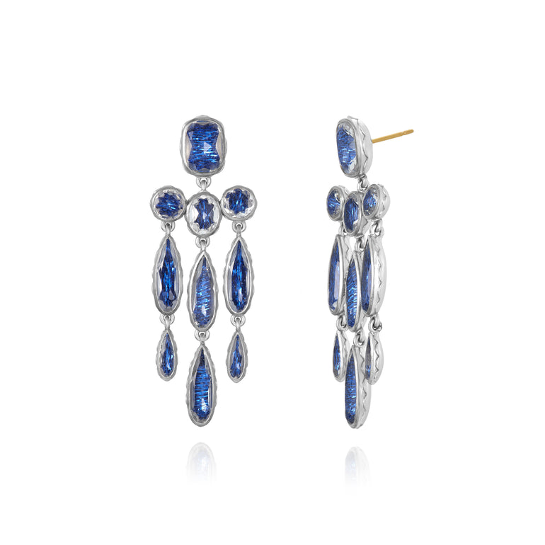 alt-L&H-Bride-long-girandole-earrings-midnight-blue-profile img-lifestyle