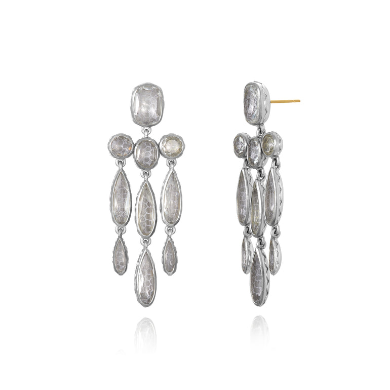 alt-L&HBride-long-girandole-earrings-veil-white-rhodium-profile img-lifestyle