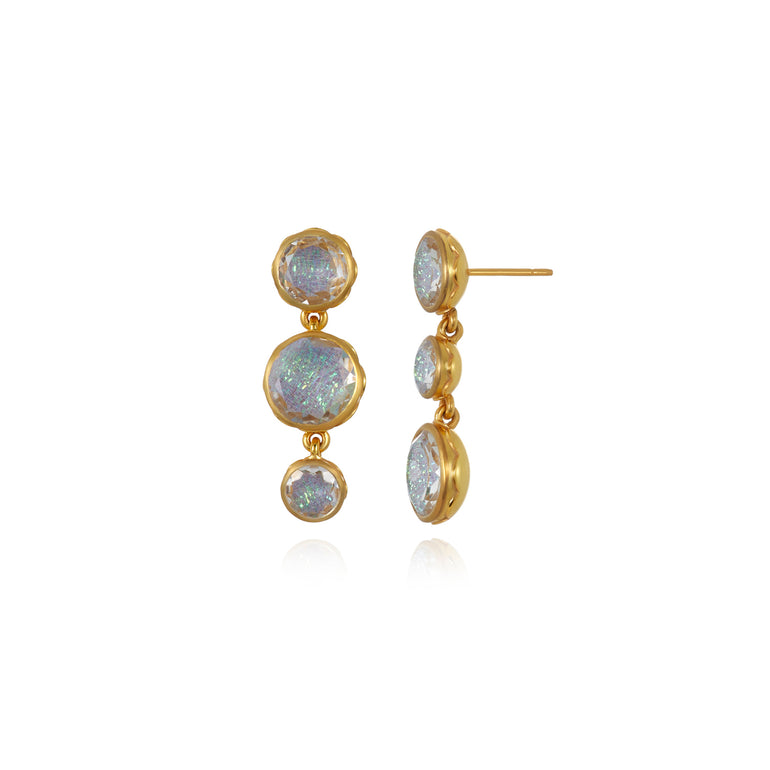 alt-L&HBride-3-drop-round-earrings-bliss-yellow-gold-profile img-lifestyle