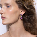 alt-catherine-round-3-drop-earrings-rose-black-rhodium-model