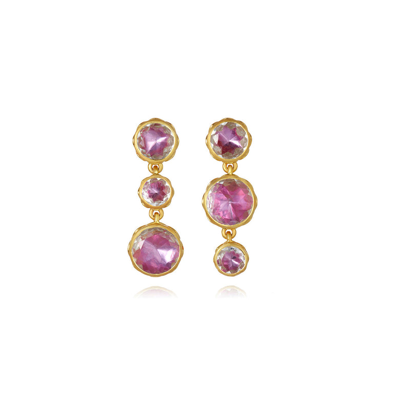 alt-catherine-round-3-drop-earrings-rose-yellow-gold-front img-lifestyle