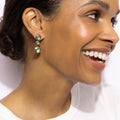 alt-cahterine-3-drop-round-earrings-lemongrass-black-rhodium-model-left