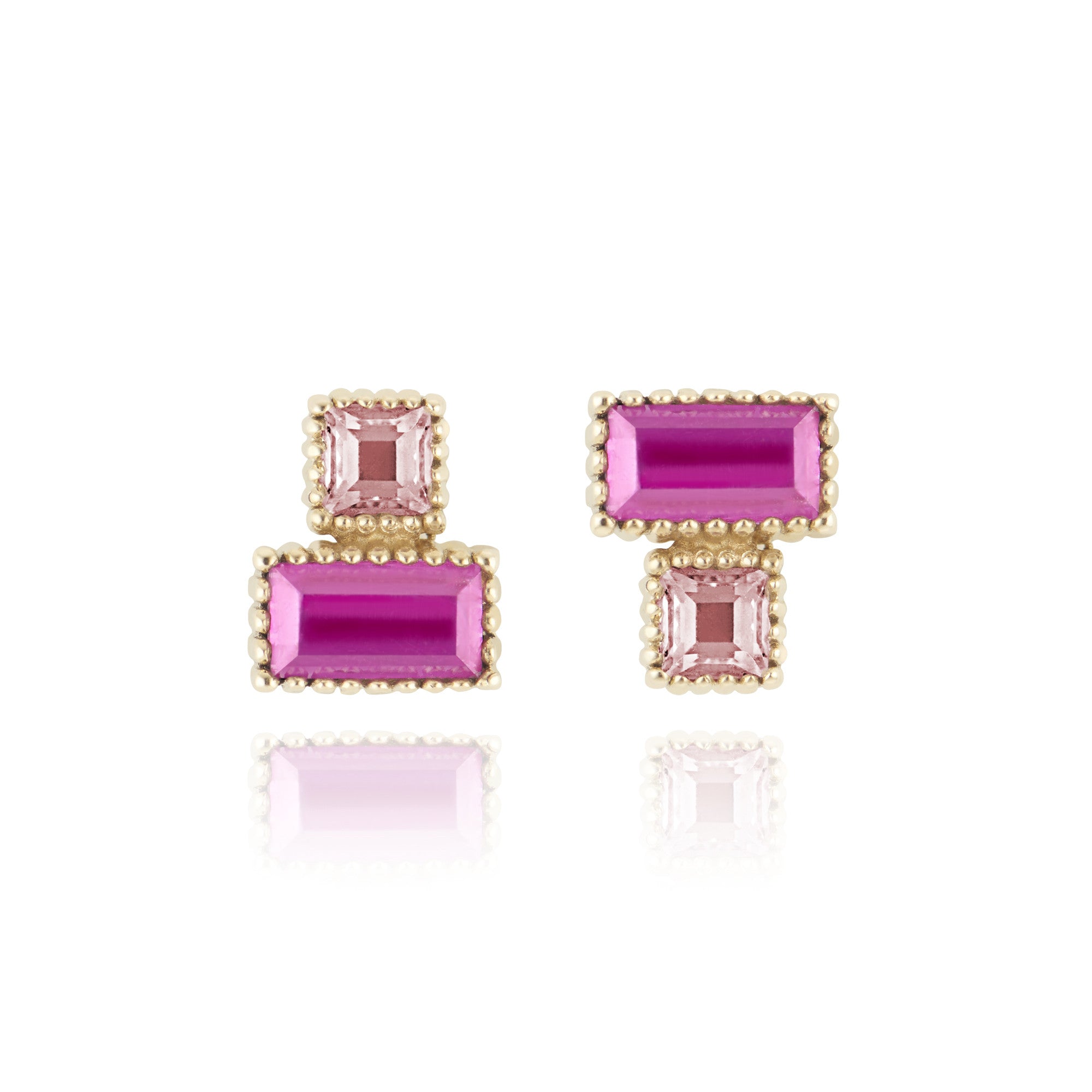 Cora Stud Earrings (14k Yellow Gold)