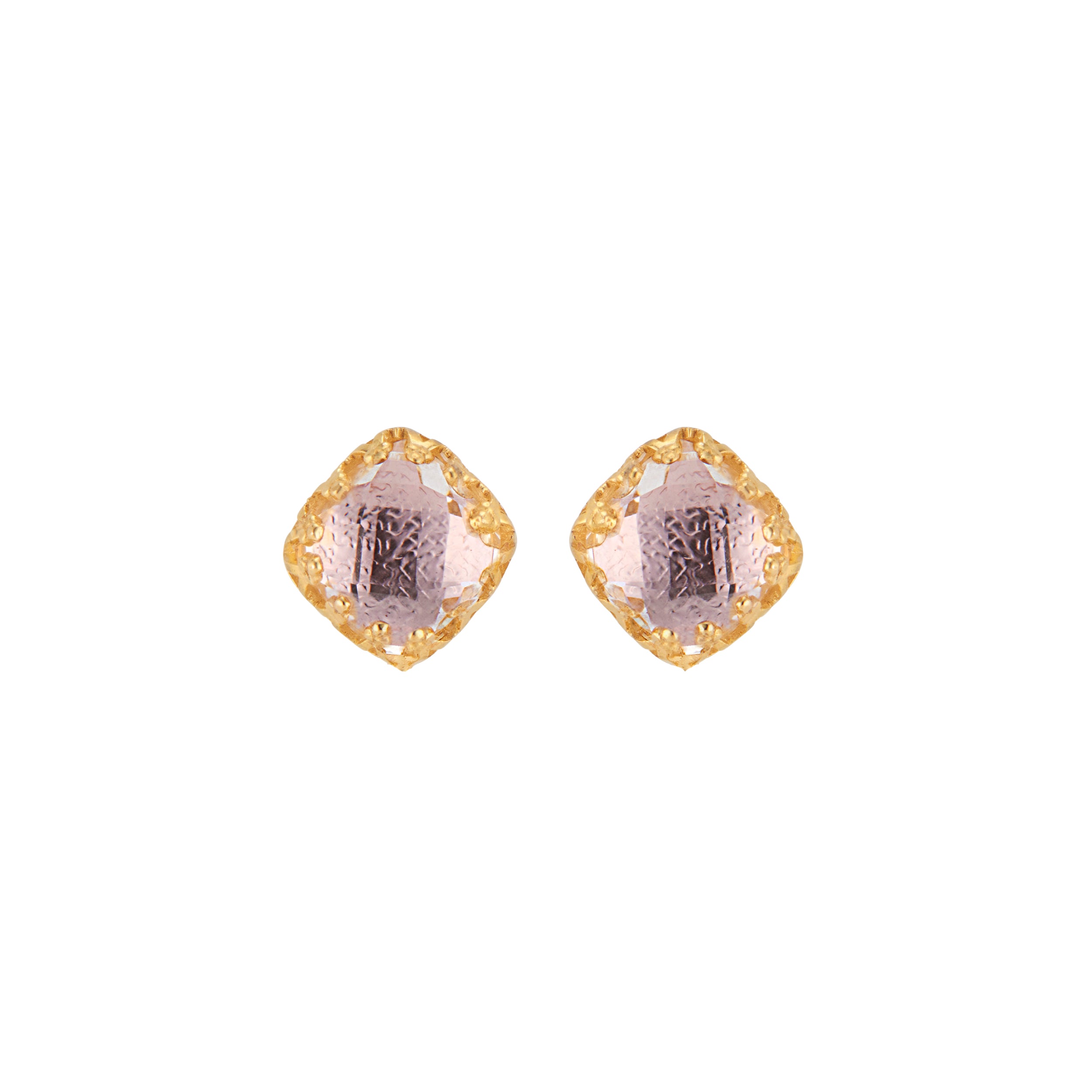 Jane Small Post Earrings (Black Rhodium or Yellow Gold Wash)