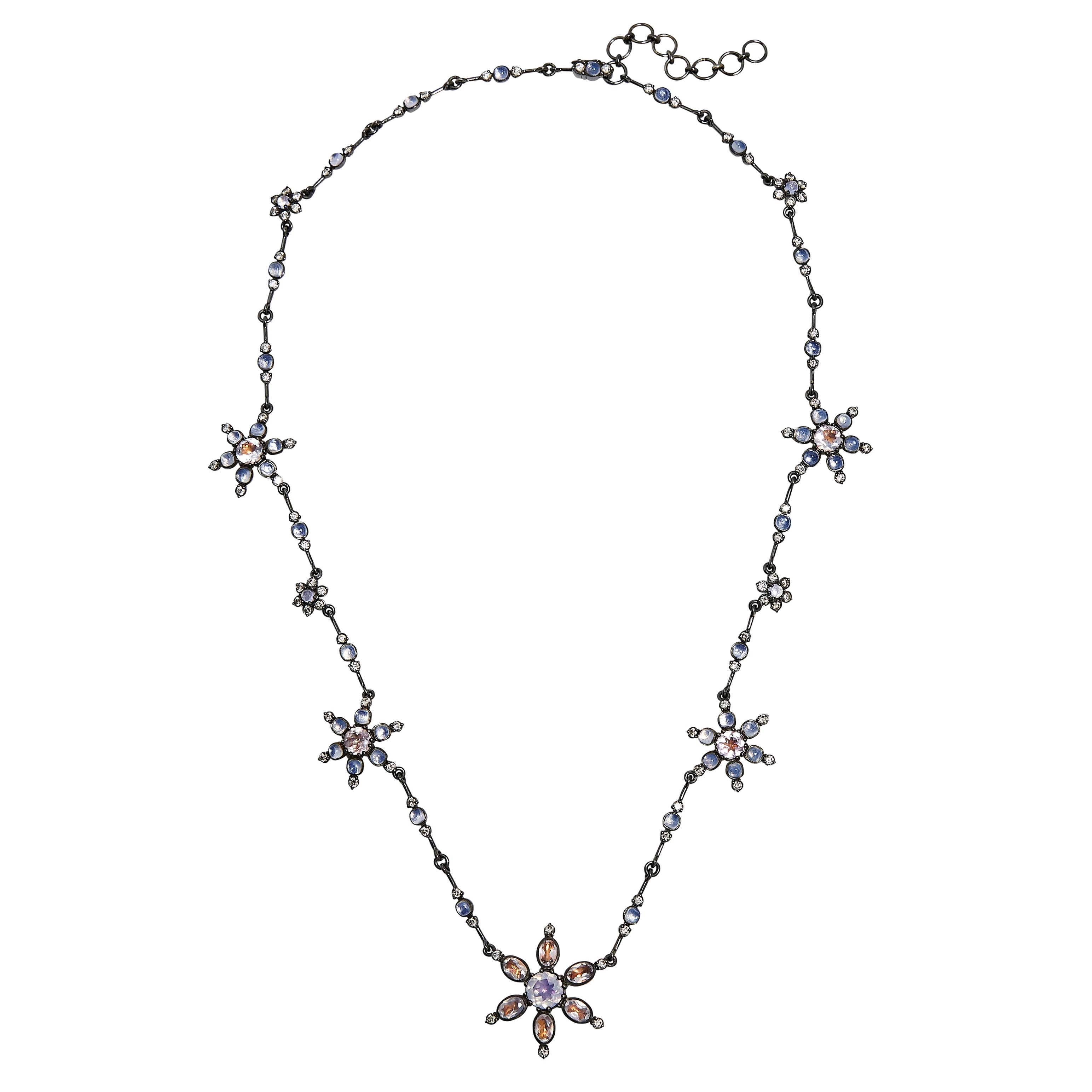 Estrela Pendant Necklace (Black Rhodium Wash)