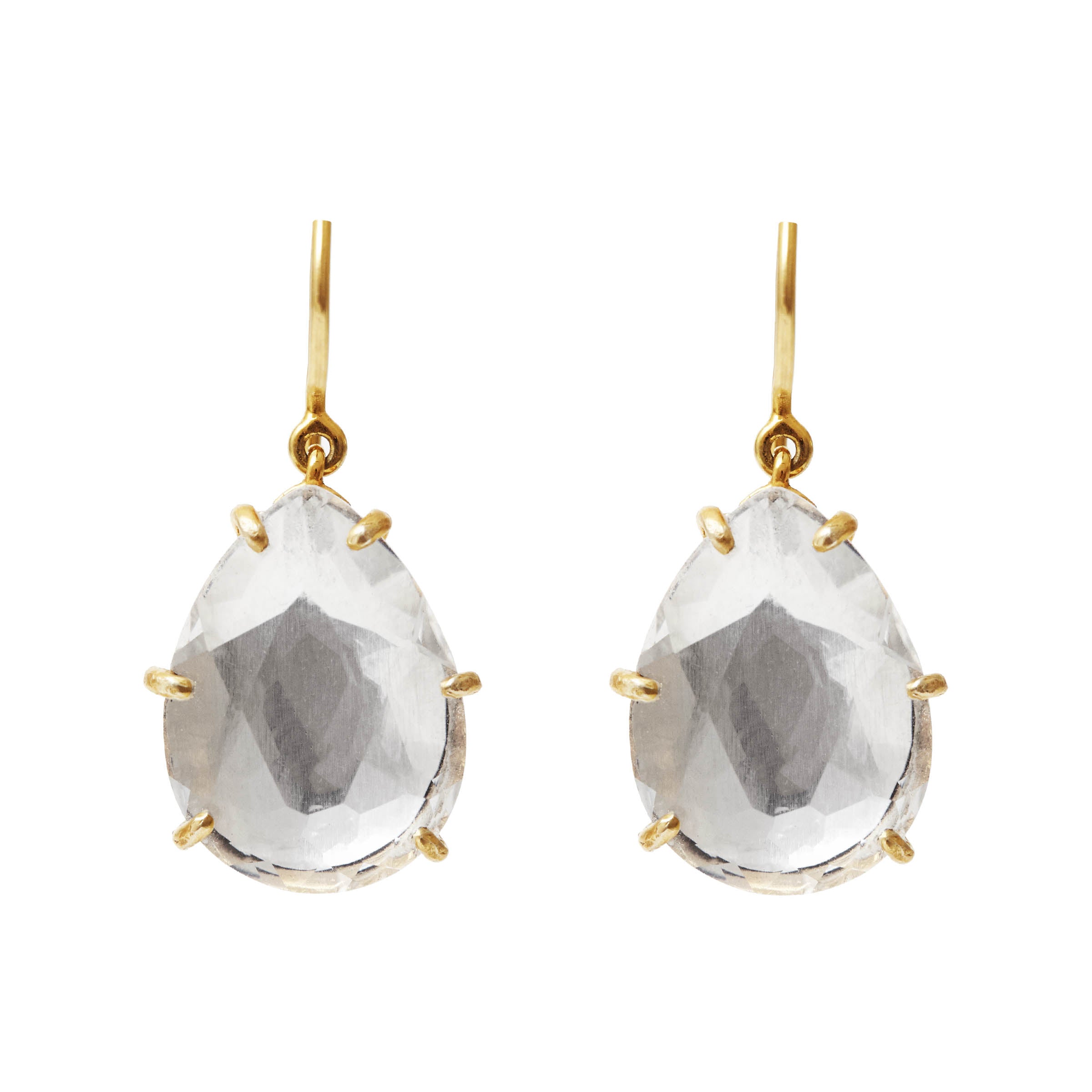 Caterina One-Drop Earring (Yellow Gold Wash)