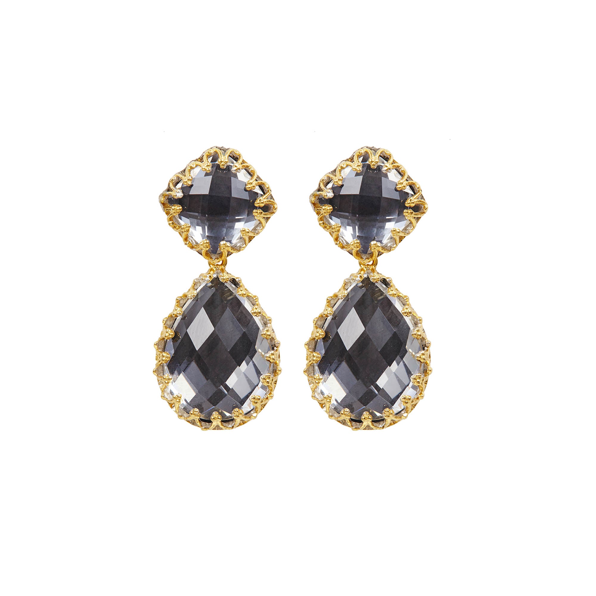 Jane Large Day Night Earrings